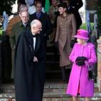 La familia real británica acude a una celebración religiosa por Navidad (Photo by Danny Martindale/WireImage)