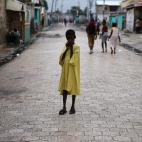 La llegada del huracán a Haití.