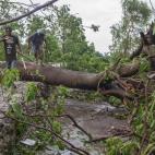 Los efectos de Matthew en Haití.