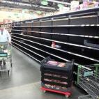 Supermercados vacíos en Florida.