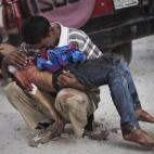 Entre los muertos hay alrededor de 80.000 civiles, incluyendo 13.500 niños.