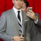 En el Museo de Madame Tussaud de Nueva York. (Aviso: el verdadero Hamm es el que está detrás).