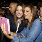 En un mitin de Sarkozy en octubre.