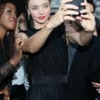 En la Semana de la Moda de París.