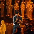 El temazo Happy de Pharrell fue una de las canciones del año, y su sombrero vintage, que paseó por todos lados, su mejor compañero. Rozaron el Oscar juntos.