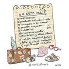 "En un grupo de amigas yéndose de vacaciones y en las cosas divertidas que me imaginaba que les pasaría. Siempre utilizando el humor, que es una constante en mi trabajo" (Anastasia Bengoechea, Monstruo Espagueti).