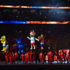 Algunas de las mascotas de otros mundiales.