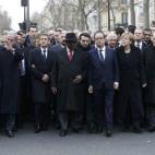 Todos los líderes juntos, incluidos Mahmud Abás y Benjamin Netanyahu, en la misma imagen.
