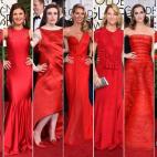 Fila superior (de izquierda a derecha): Christine Baranski, Viola Davis, Kat Kramer, Catherine Zeta Jones, Taylor Schilling, Julianna Margulies y Kate Mara. Fila inferior (de izquierda a derecha): Helen Mirren, Kristin Dos Santos, Lena Dunham,...