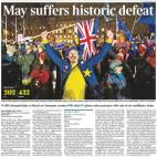 La portada del Times.