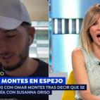 Omar Montes deja a Susanna Griso con esta cara: &ldquo;Yo te idolatro. Pasar&iacute;a el confinamiento contigo gustosamente, de hecho, no te lo quer&iacute;a decir por verg&uuml;enza, pero si vuelve a haber otro pues oye, me gustar&iacute;a si n...