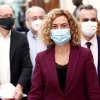 La presidenta del Congreso, Meritxell Batet a su llegada al Congreso de los Diputados.