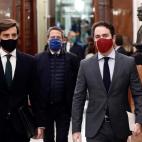 Teodoro Garc&iacute;a Egea (PP), a su llegada al Congreso.