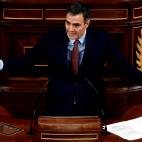 Pedro S&aacute;nchez responde a Santiago Abascal.