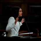 La presidenta de Ciudadanos, In&eacute;s Arrimadas, responde a Abascal.
