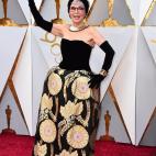 Con el mismo vestido con el que recogi&oacute; su Oscar por West Side Story en 1962.