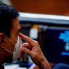 El presidente del Gobierno, Pedro Sánchez, en la segunda sesión del debate de moción de censura.