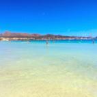 Playa de Alcudia, en Mallorca (Islas Baleares)