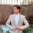 Álvaro Cervantes, de Salvatore Ferragamo.