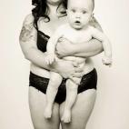 Fotografiada por Ashlee Wells Jackson en el marco de "4th Trimester Bodies Project."