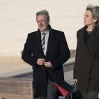 os periodistas Manuel Campo Vidal y María Rey