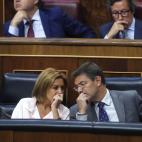 Los ministros de Defensa, Mar&iacute;a Dolores de Cospedal, y de Justicia, Rafael Catal&aacute;.