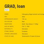 Ficha de Ioan Grad