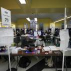 Mesas electorales en Manhattan, Nueva York