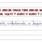 Estos incisos, evidentemente, pueden ir entre sujeto y verbo. Estos incisos tambi&eacute;n pueden ir, l&oacute;gicamente, entre verbo y complemento directo. Y pueden ir tambi&eacute;n despu&eacute;s de una coma: Hago este inciso para que se...