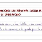 Conjunciones distributivas son "o bien", "ora"... Aunque esta coma no es obligatoria. El premio, o bien lo gana Joaquin Phoenix, o bien lo gana Christian Bale. Me gustar&iacute;a tomar, o bien filete, o bien ensalada.