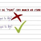 Ni siquiera se pone coma cuando al "pero" le sigue una pregunta o una exclamación: Pero ¿qué has hecho? Pero ¡qué bien! En todo caso, se podrían poner puntos suspensivos: Pero… ¿qué has hecho? Sí puede haber coma si detrás hay...