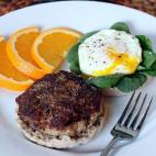 If you need that dose of meat in the morning, stick to turkey for a healthier option. Get the recipe from The Yummy Life here.