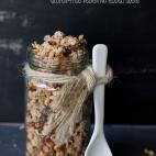This homemade granola is made with almonds, seeds and organic coconut. Get the recipe from Wholesome Cook here.