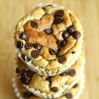 These homemade muffins made with yogurt and rolled oats make a great breakfast or afternoon snack. Get the recipe from Running With Spoons here.