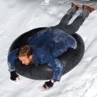 Divirtiéndose en la fiesta de Blue Valentine en Utah.