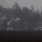 Fuego en una instalación militar cerca del aeropuerto en Mariúpol