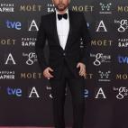 Traje de Balmain, zapatos Hugo Boss