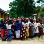 Momento para el rezo en el Queen Elizabeth Central Hospital de Blantyre.