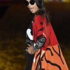 Desfile de la firma catalana Desigual en la 61ª Mercedes Benz Fashion Week Madrid.