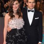 En la alfombra roja de los premios del cine y la televisión británicos, los BAFTA, en la Royal Opera House.