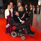 En la alfombra roja de los premios del cine y la televisión británicos, los BAFTA, en la Royal Opera House.