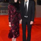 En la alfombra roja de los premios del cine y la televisión británicos, los BAFTA, en la Royal Opera House.