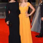 En la alfombra roja de los premios del cine y la televisión británicos, los BAFTA, en la Royal Opera House.