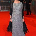 En la alfombra roja de los premios del cine y la televisión británicos, los BAFTA, en la Royal Opera House.