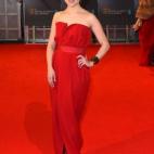 En la alfombra roja de los premios del cine y la televisión británicos, los BAFTA, en la Royal Opera House.