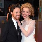 En la alfombra roja de los premios del cine y la televisión británicos, los BAFTA, en la Royal Opera House.