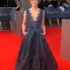 En la alfombra roja de los premios del cine y la televisión británicos, los BAFTA, en la Royal Opera House.