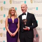 En los premios Bafta.