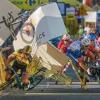 Tour of Poland Cycling Crash, Tomasz Markowski, Polonia.