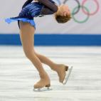 Russia's Julia Lipnitskaia performs in the Women's Figure Skating Team Short Program at the Iceberg Skating Palace during the 2014 Sochi Winter Olympics on February 8, 2014. AFP PHOTO / YURI KADOBNOV (Photo credit should read YURI KADO...